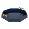 Lipton Octagon Decorative Tray with Metal Handles