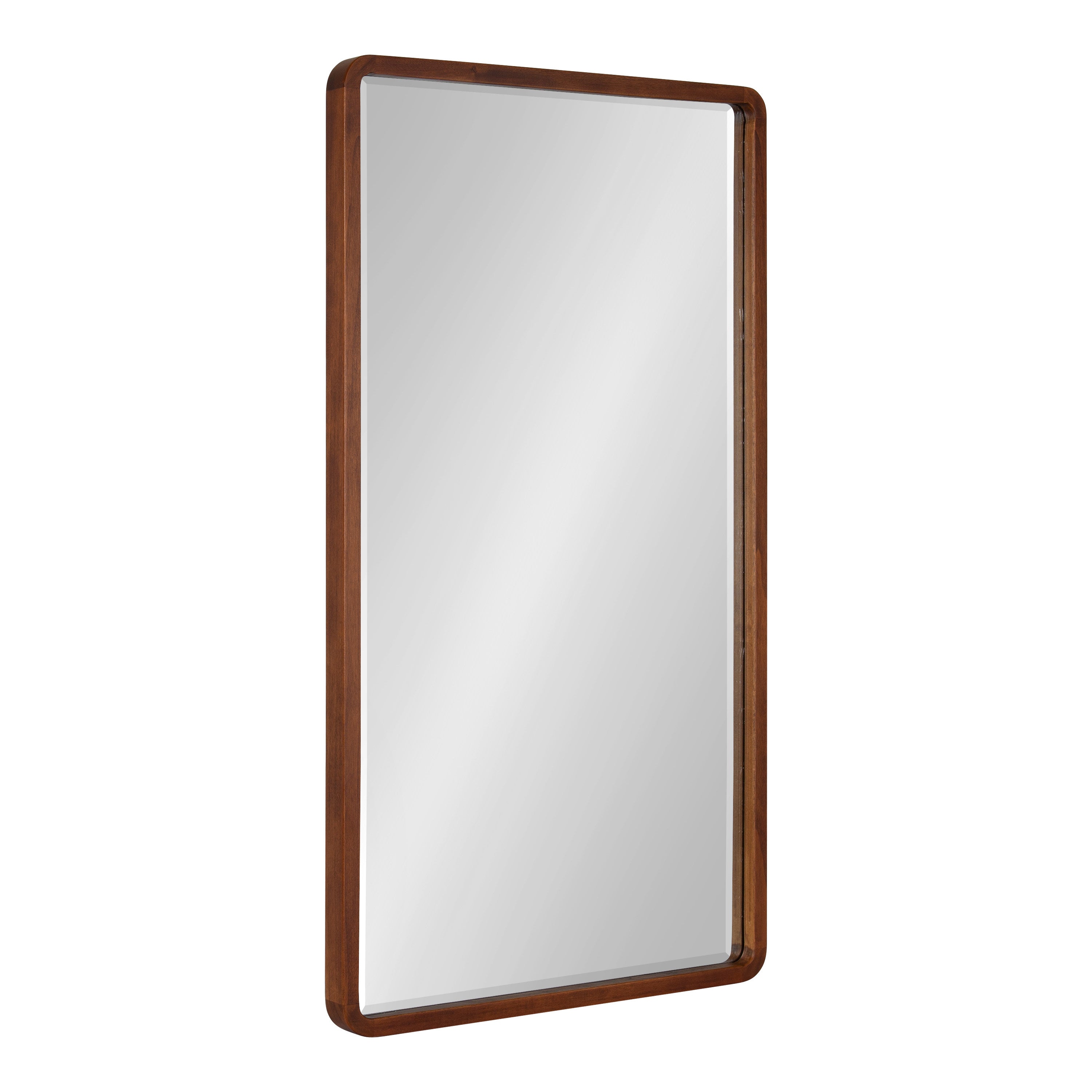 McLean Wood Radius Rectangle Wall Mirror