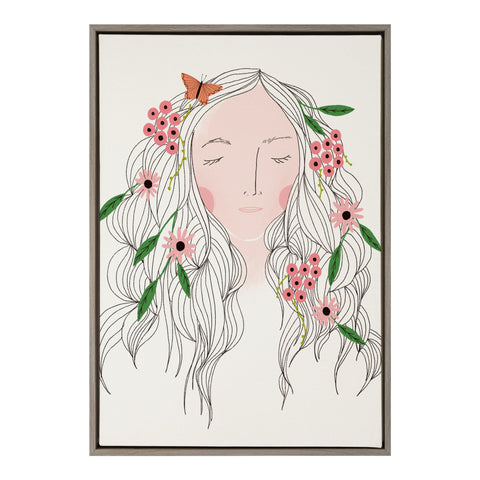 Sylvie Mother Nature Framed Canvas by Stacie Bloomfield