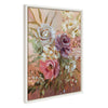 Sylvie Rose Bouquet Framed Canvas by Annie Quigley