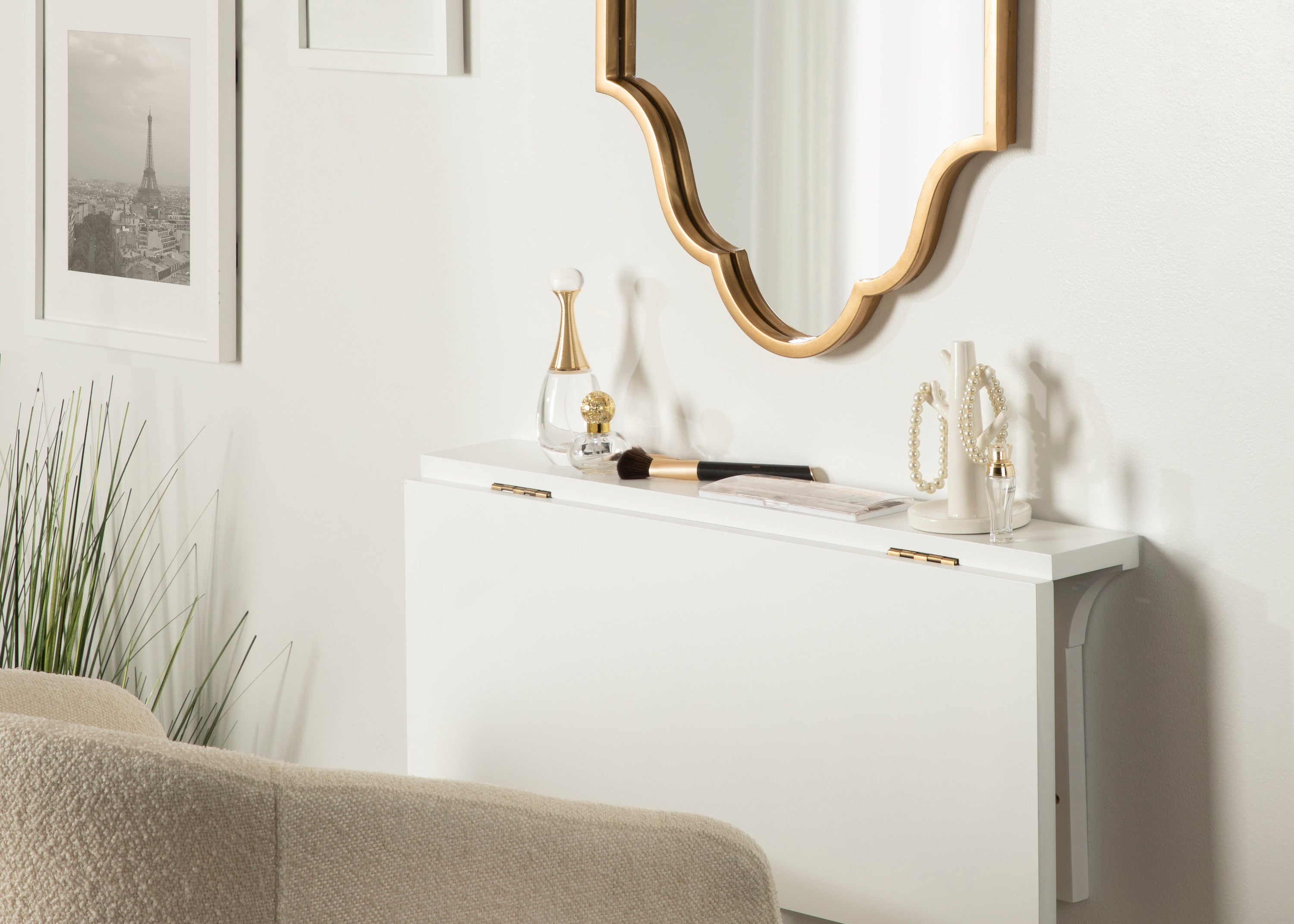 Corblynd Wood Wall Mounted Desk
