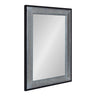Deely Wood and Metal Wall Mirror