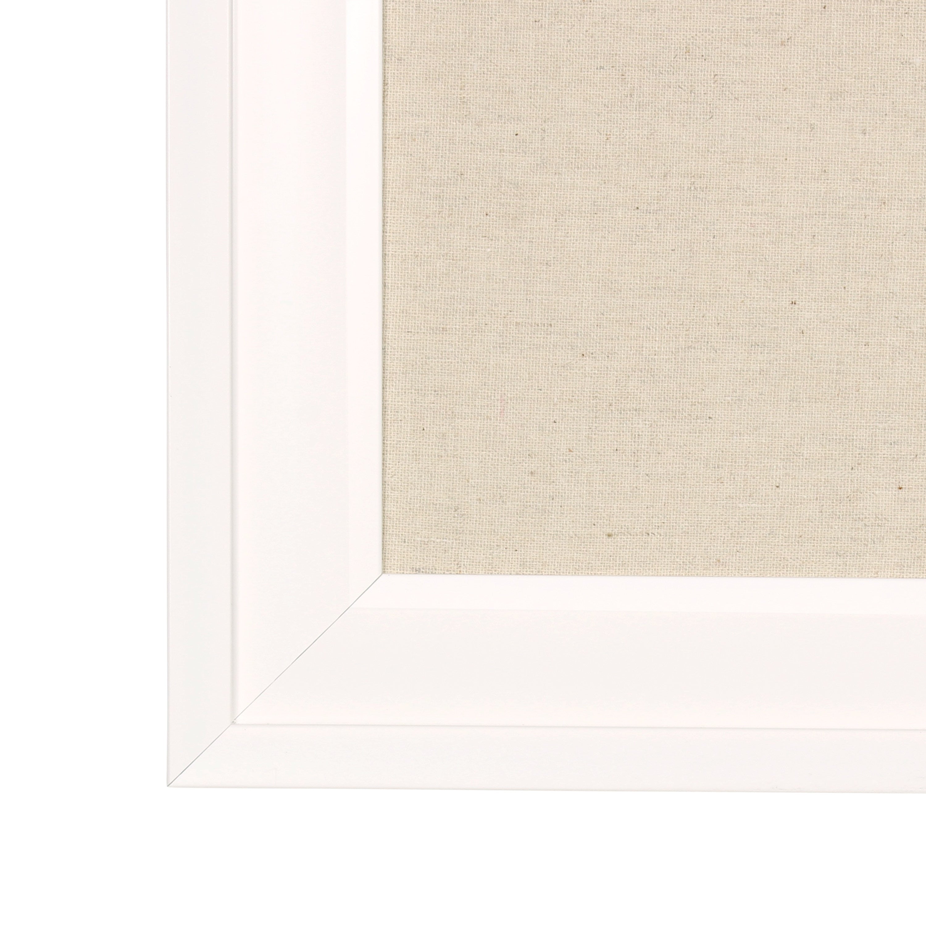 Bosc Framed Linen Fabric Pinboard
