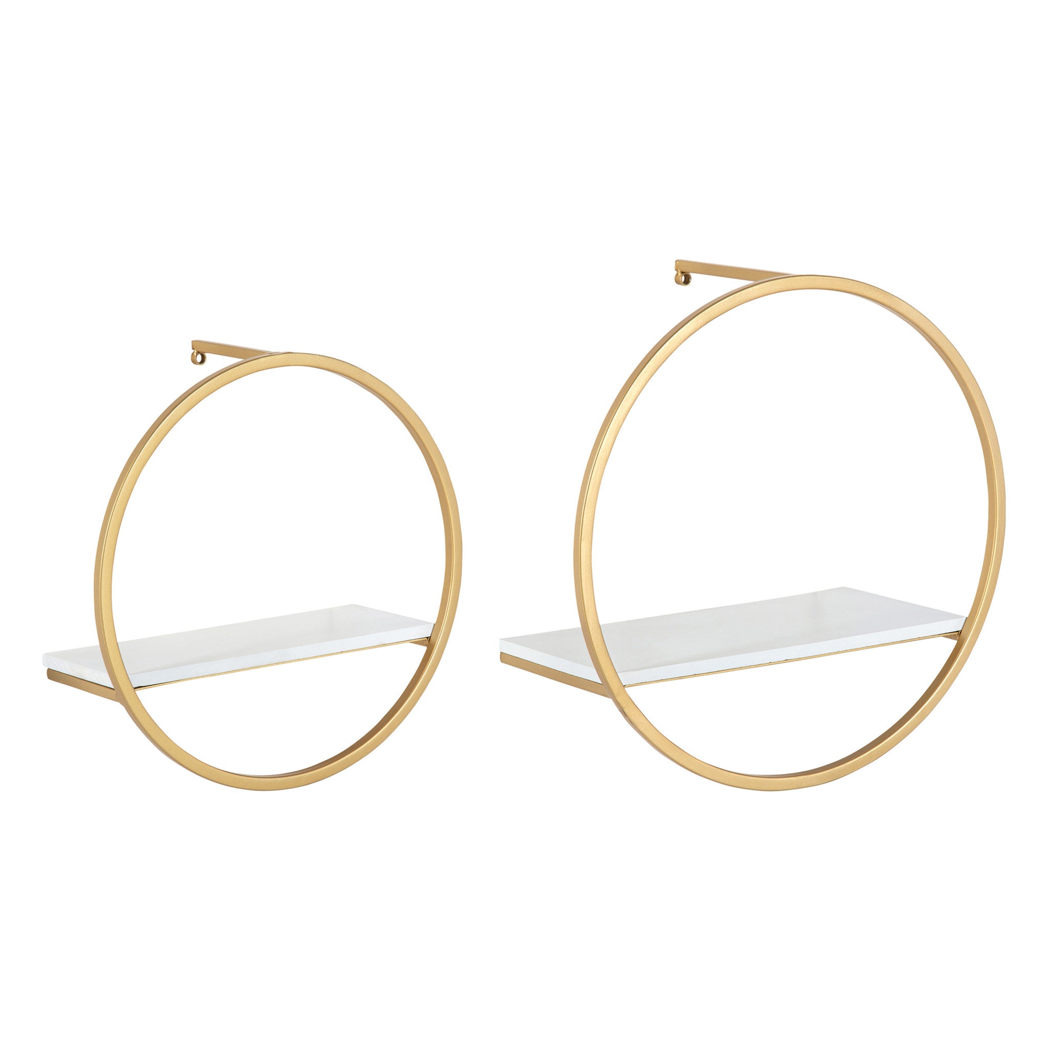 Wicks Round Floating Wall Shelf