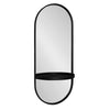 Estero Metal Wall Mirror with Shelf