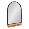 Schuyler Arch Wall Mirror with Hooks