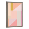 Blake Geometric 46c 1 Framed Printed Cork by Apricot and Birch