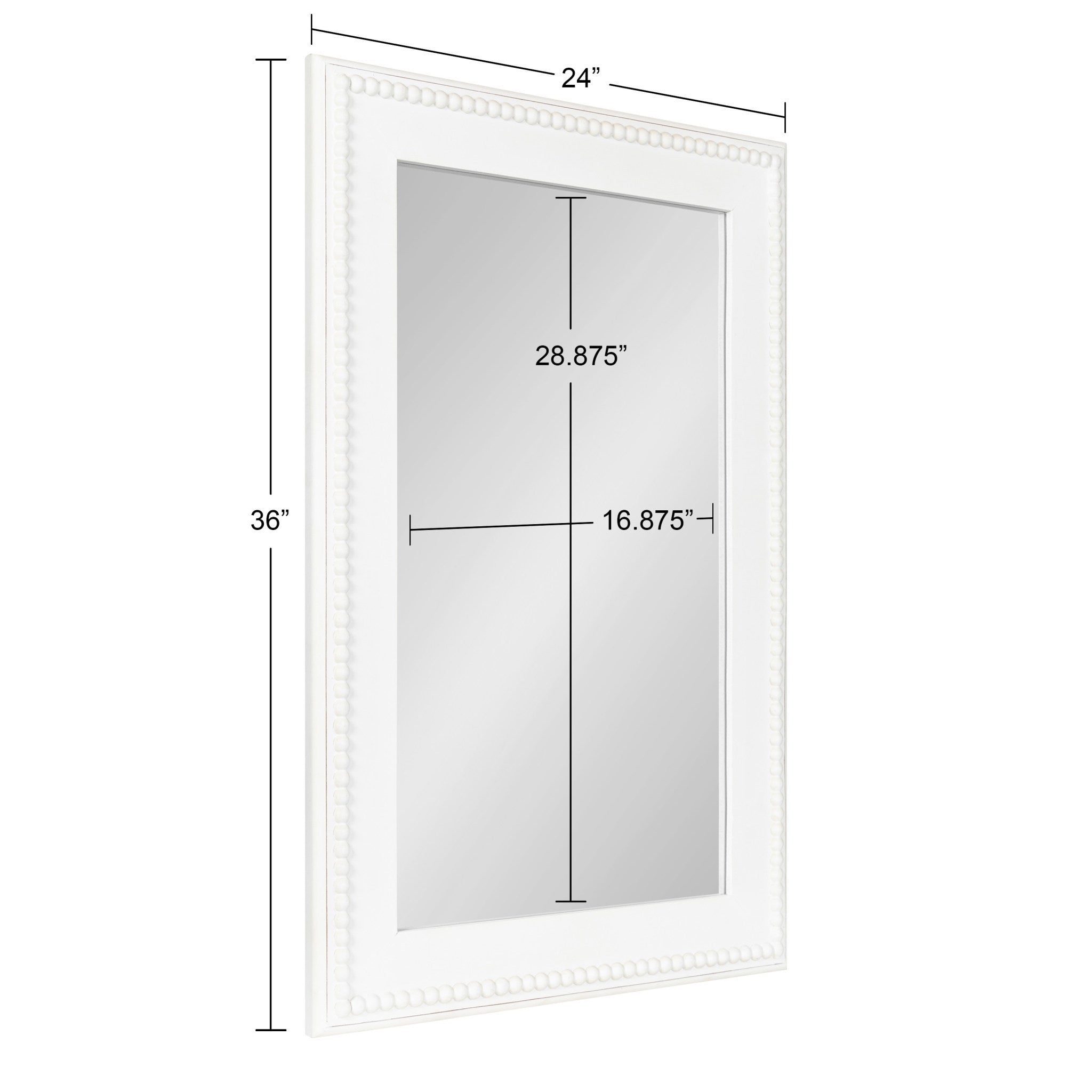Strahm Wood Framed Wall Mirror