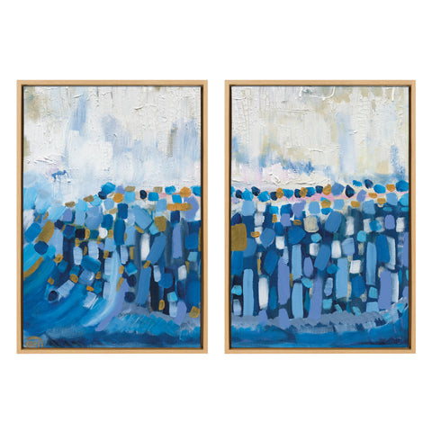 Sylvie Queen Elizabeth II Framed Canvas Set by Leah Nadeau