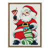 Sylvie Santa Claus Framed Canvas by Corinna Buchholz of Piddix