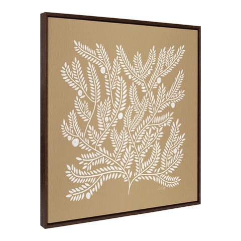 Sylvie Tan White Tree of Life Framed Canvas by Cat Coquillette