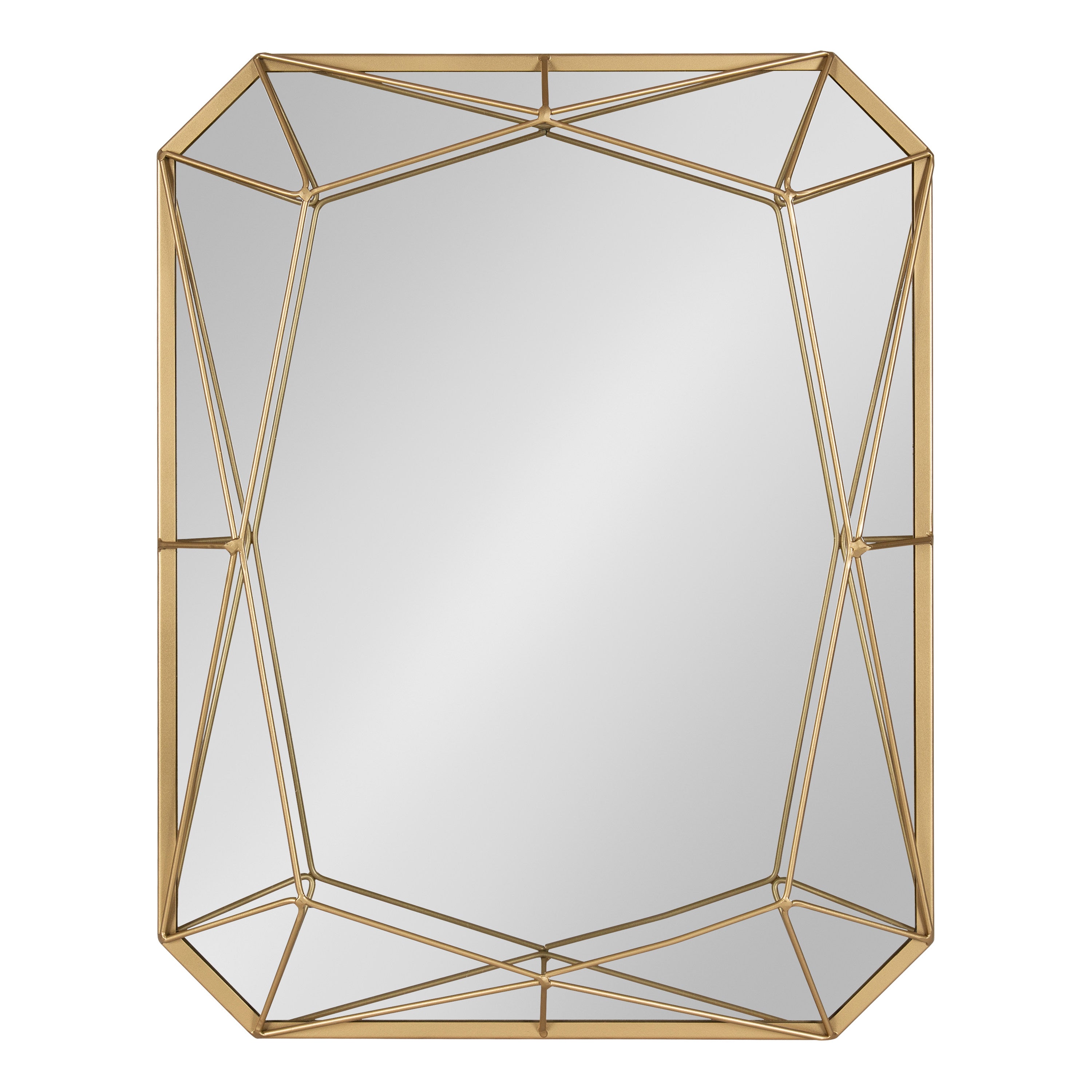 Keyleigh Rectangle Metal Accent Wall Mirror