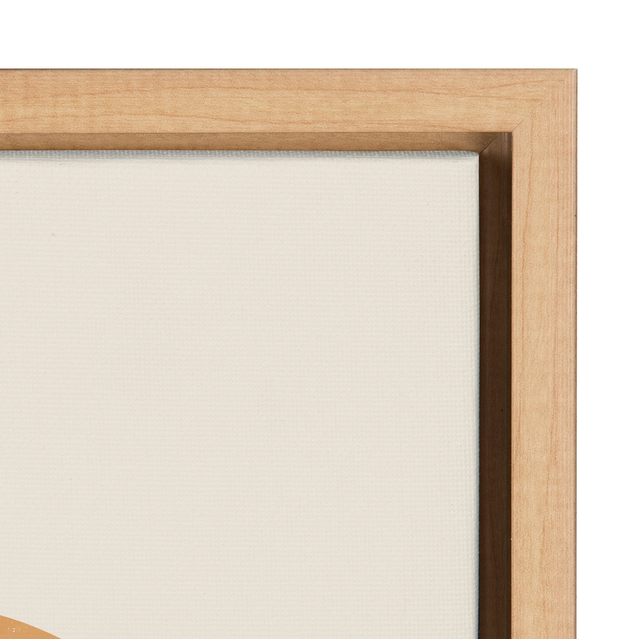 Sylvie Desert Sand Framed Canvas by Kate Aurelia Holloway
