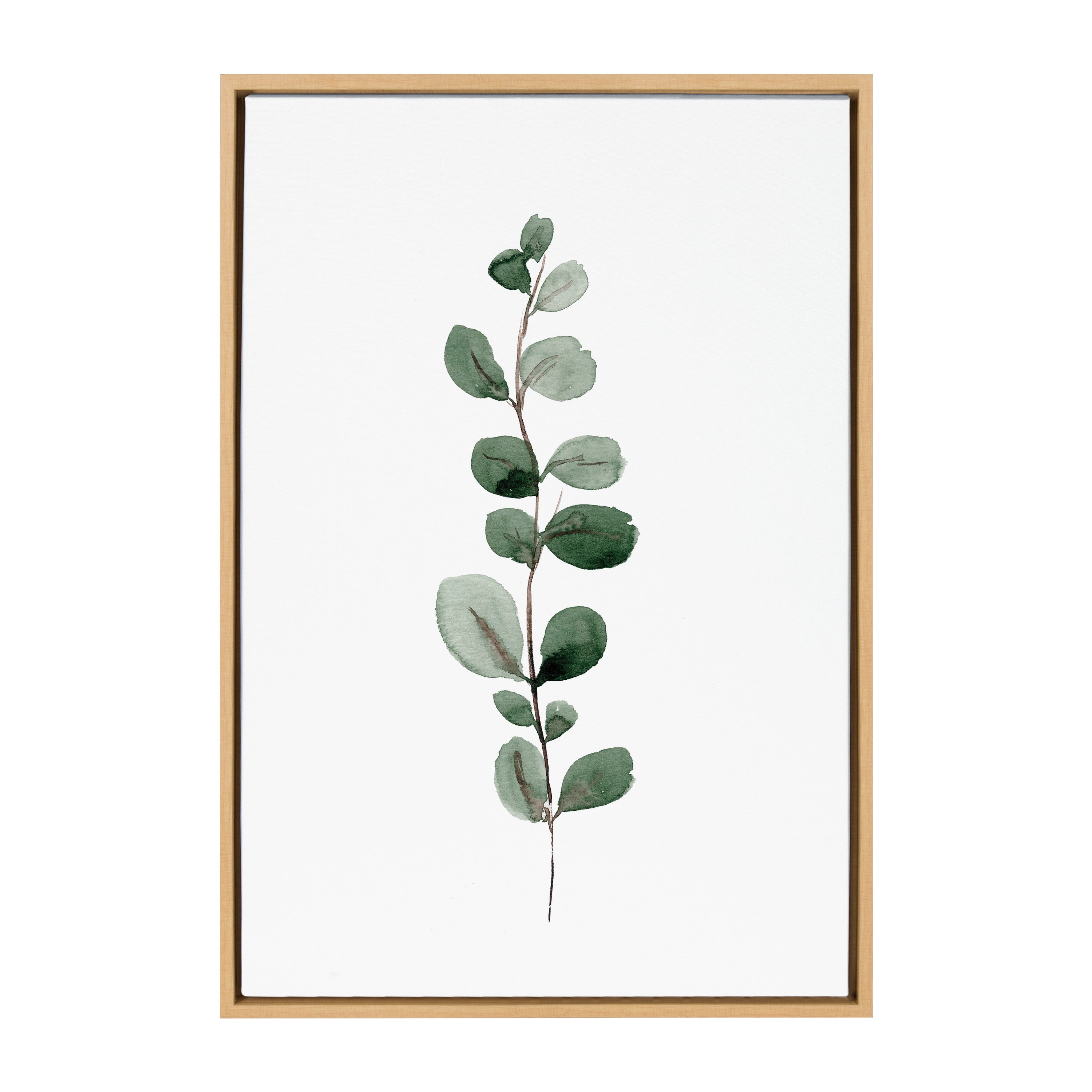 Sylvie Eucalyptus 1a Framed Canvas by Maja Mitrovic of Makes My Day Happy