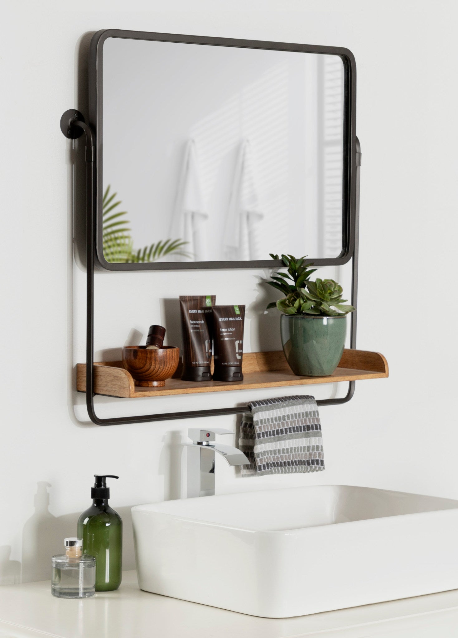 Rheeves Mirror with Shelf
