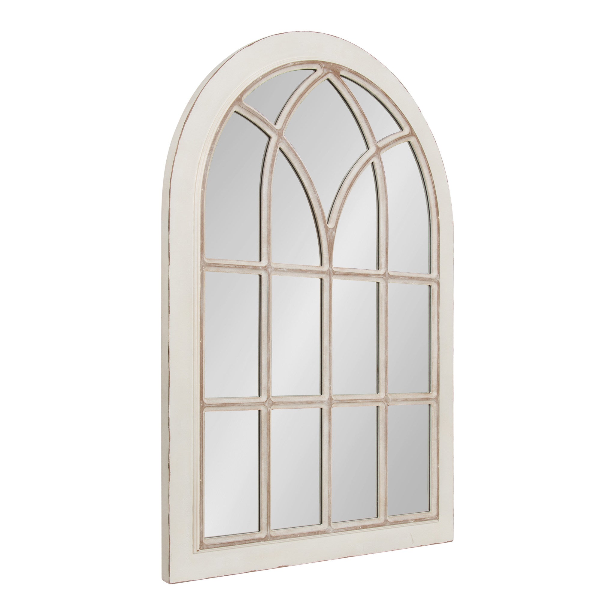 Nikoletta Large Windowpane Arch Mirror