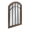 Haldron Wood Framed Arch Wall Mirror