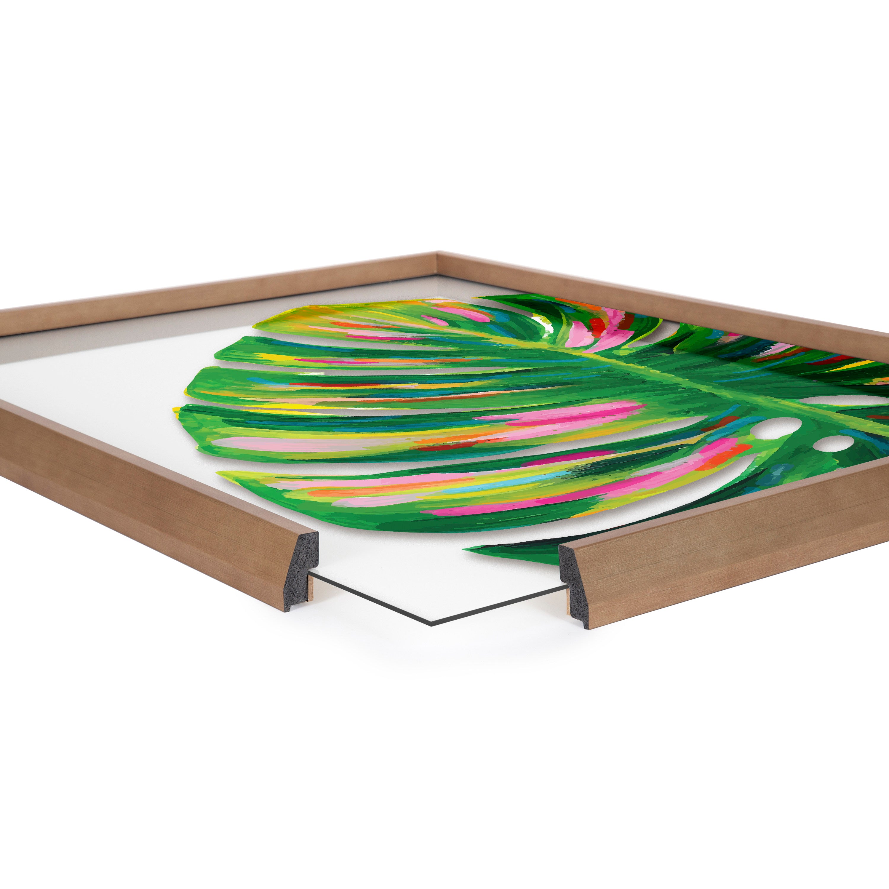 Blake Monstera Framed Printed Art by Jessi Raulet of Ettavee