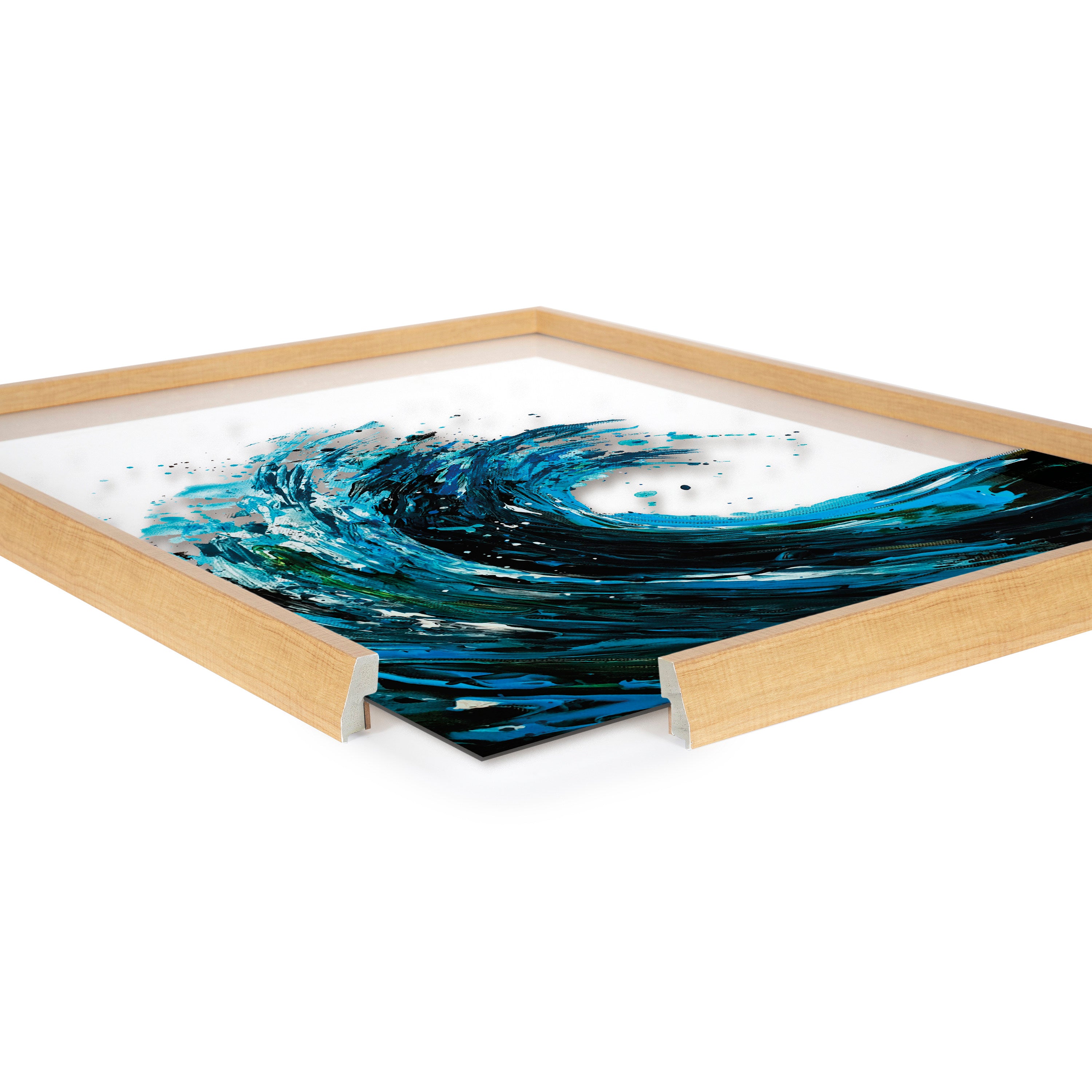 Blake Waves Framed Printed Art
