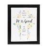 Sylvie He is Good Watercolor Art Framed Canvas