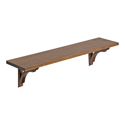 Corblynd Traditional Wood Wall Shelf