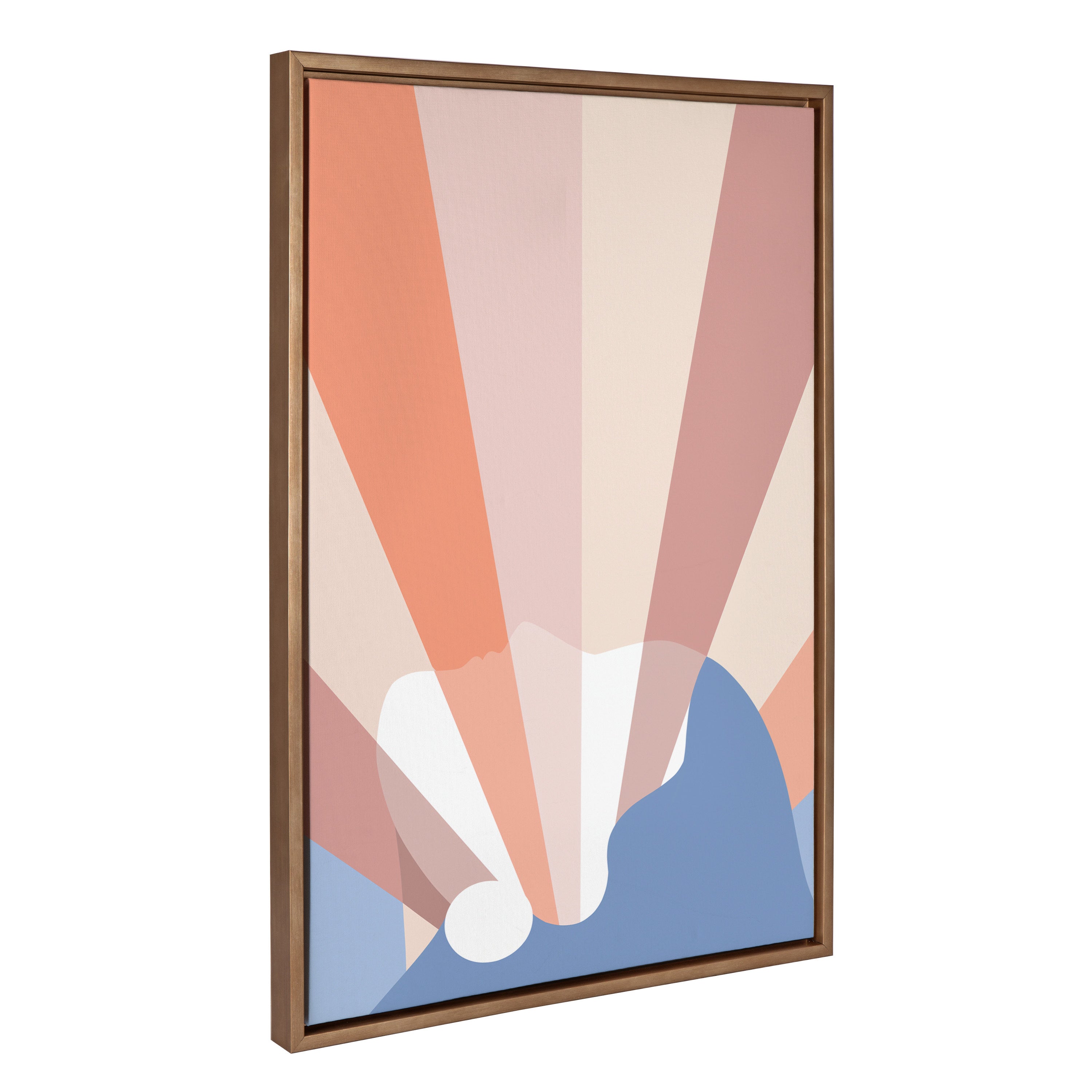 Sylvie Look At The Bright Side Framed Canvas by Maggie Stephenson
