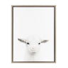 Sylvie Baby Goat Framed Canvas by Simon Te Tai