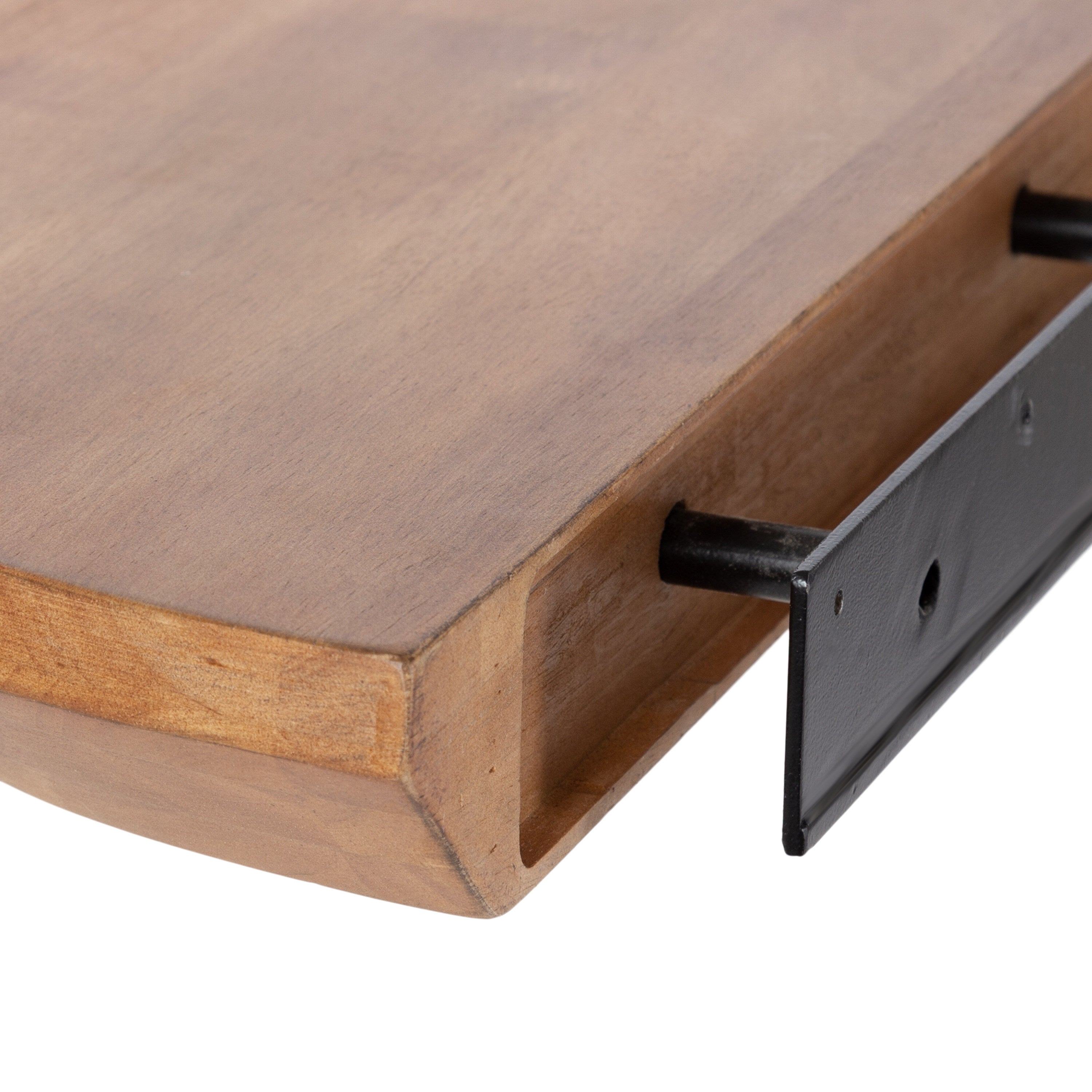 Colter Wood Floating Table Shelf