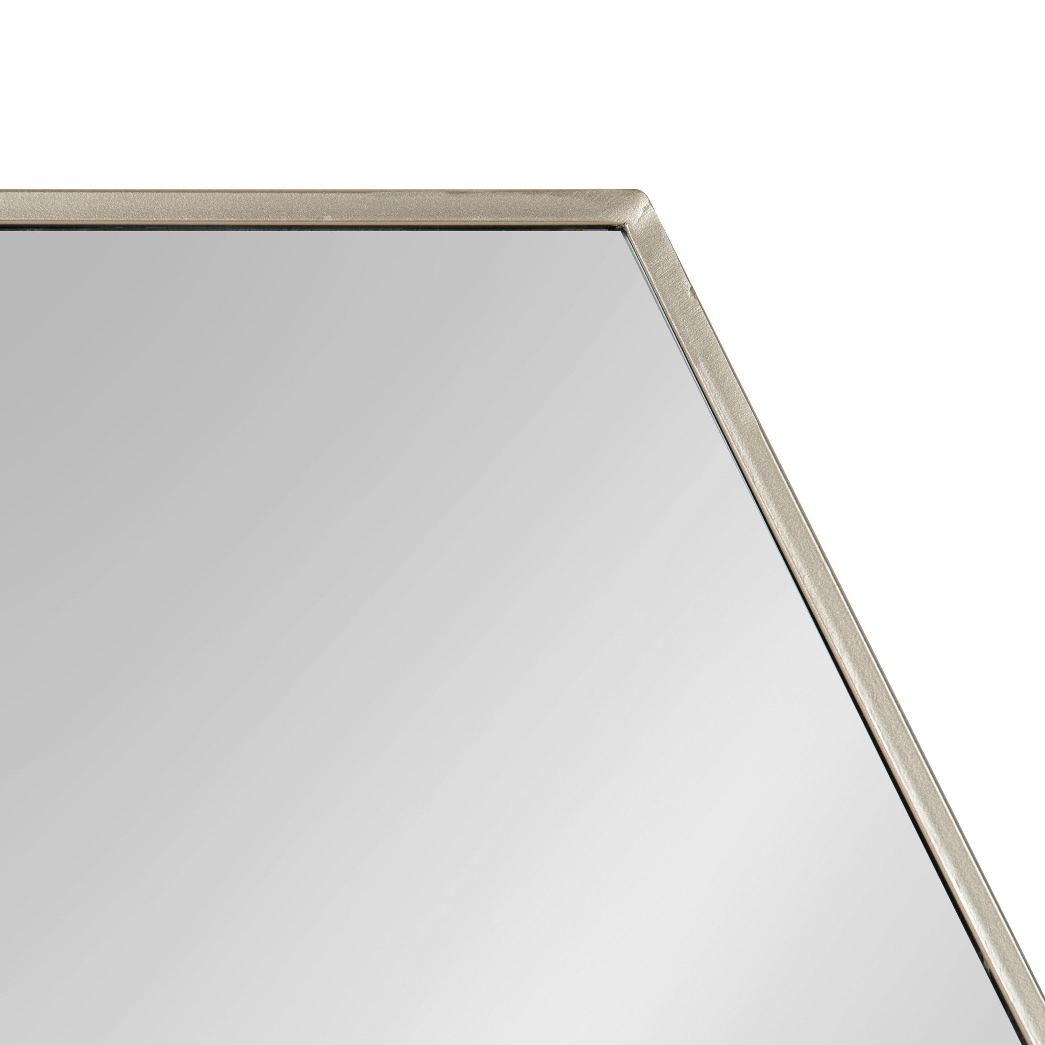 McNeer Hexagon Metal Wall Mirror