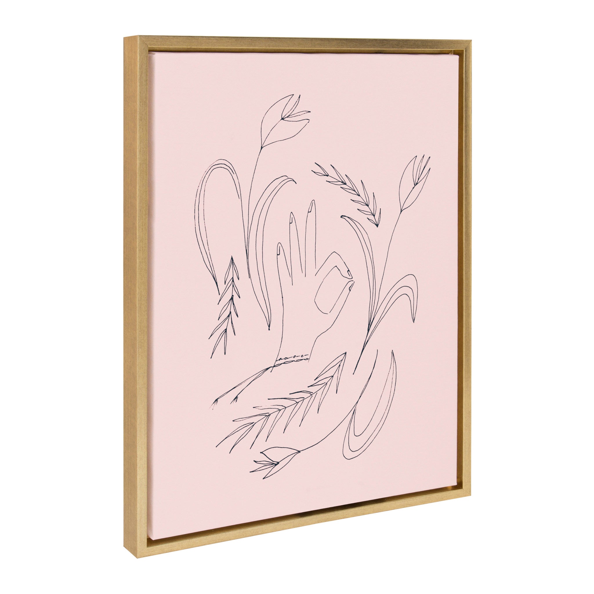 Sylvie We Are All OK Framed Canvas by Kate Aurelia Holloway