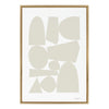 Sylvie Constructed II Neutral Framed Canvas by Statement Goods