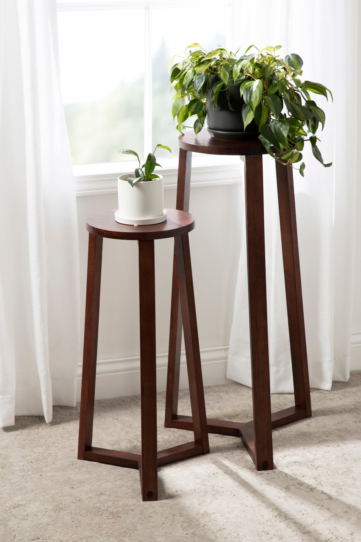 Rioux Round Wood Nesting Tables