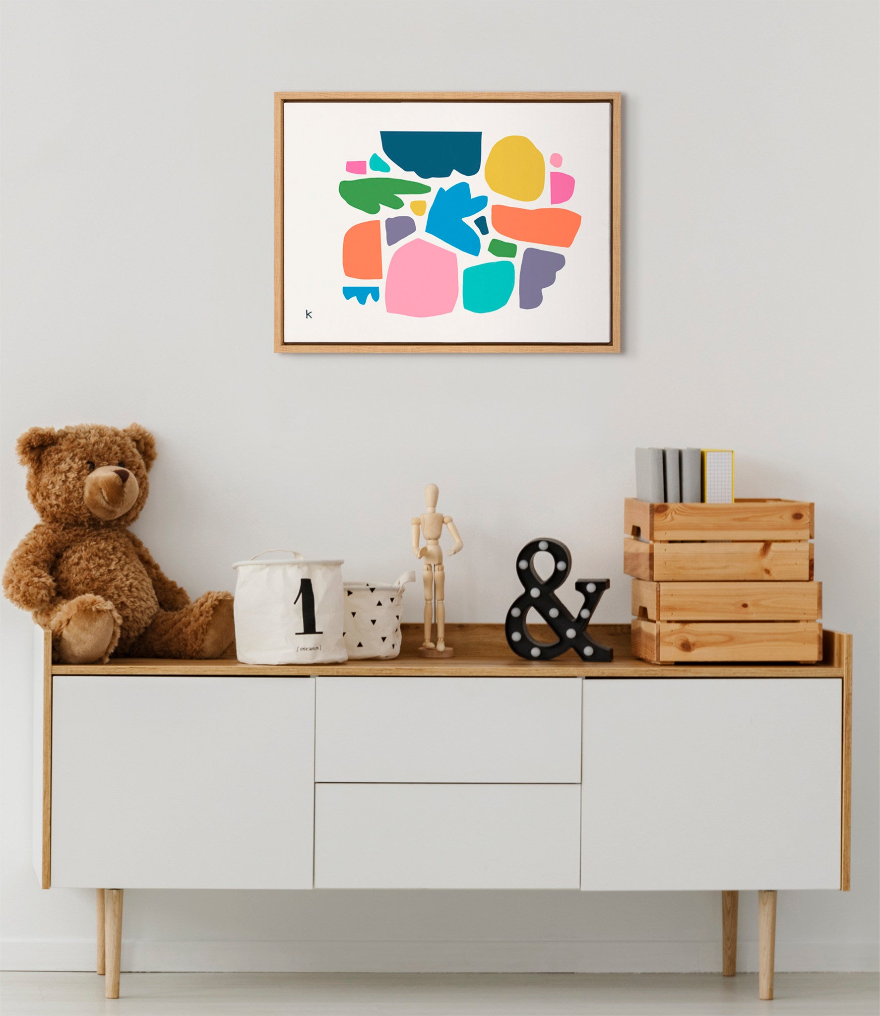 Sylvie Summer Love Songs Framed Canvas by Kelly Knaga