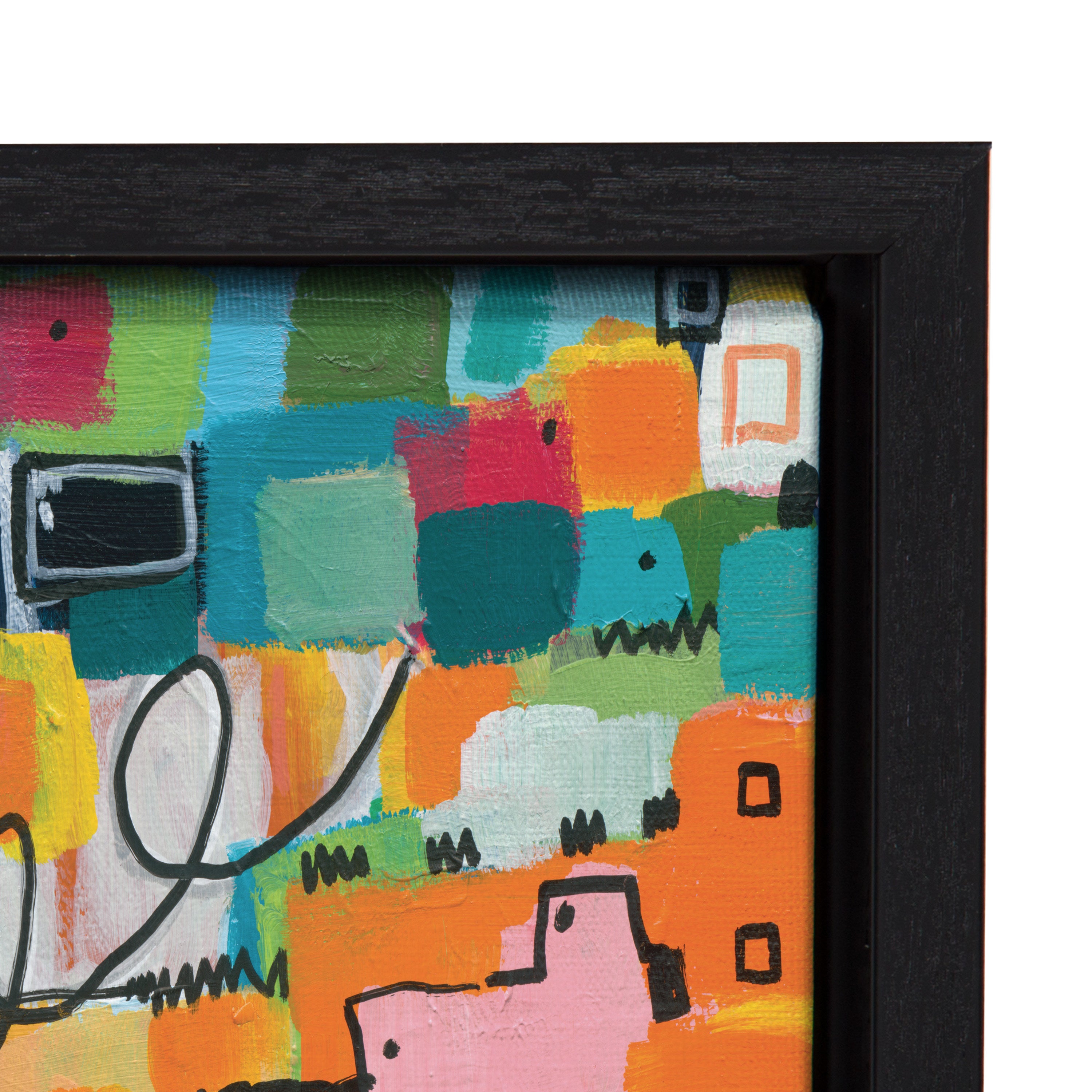Sylvie Afternoon Delight Framed Canvas by Leah Nadeau