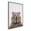 Sylvie Bear European Color Framed Canvas by Simon Te of Tai Prints