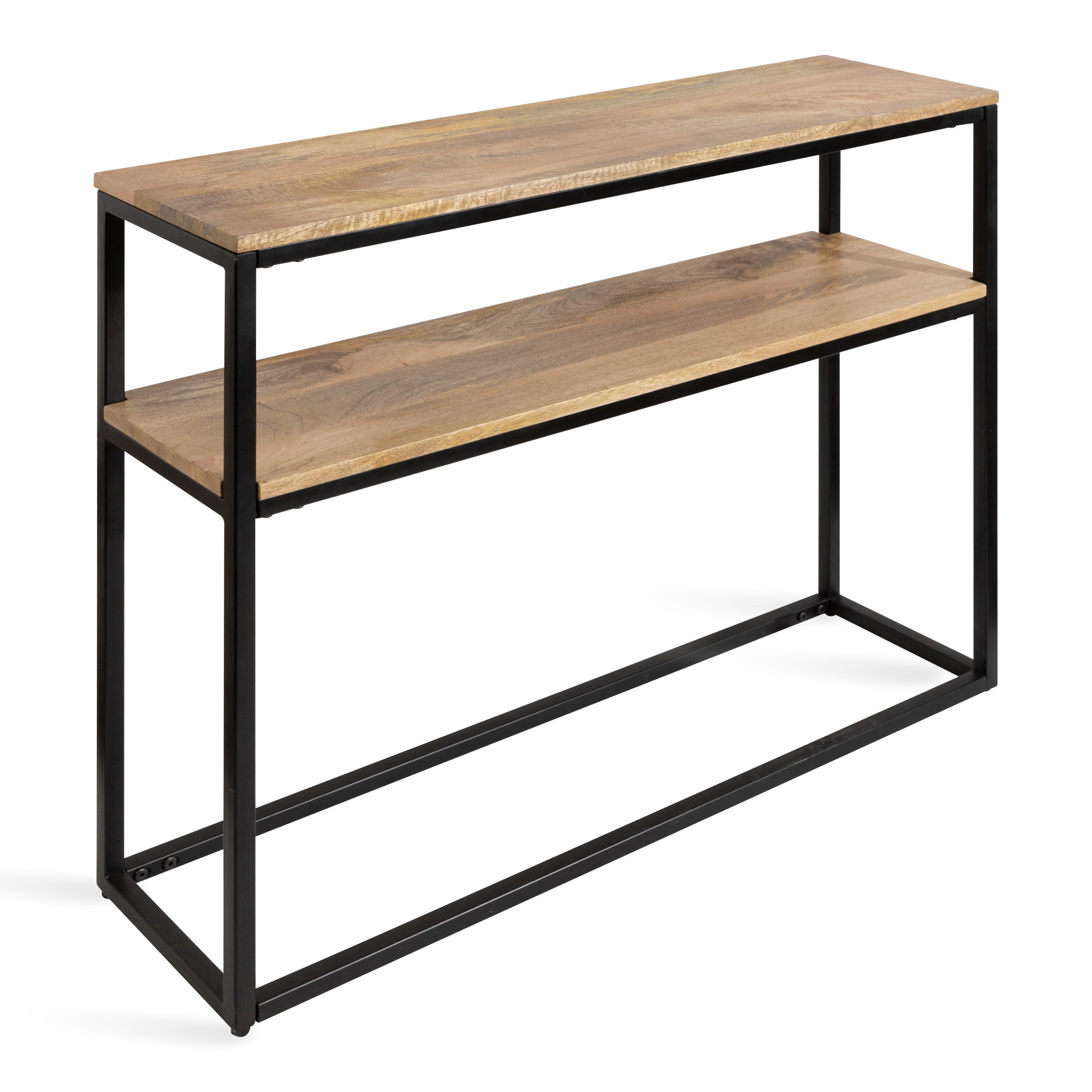 Quarles Wood and Metal Console Table