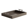 Lipton Decorative Wood Tray with Metal Handles