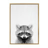 Sylvie Raccoon Framed Canvas by Simon Te Tai
