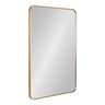 Zayda Radius Rectangle Framed Wall Mirror
