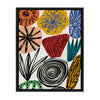 Sylvie Abstract Floral 2 Framed Canvas by Marcello Velho