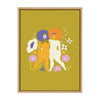 Sylvie Flower Goddess Framed Canvas by Elizabeth Olwen