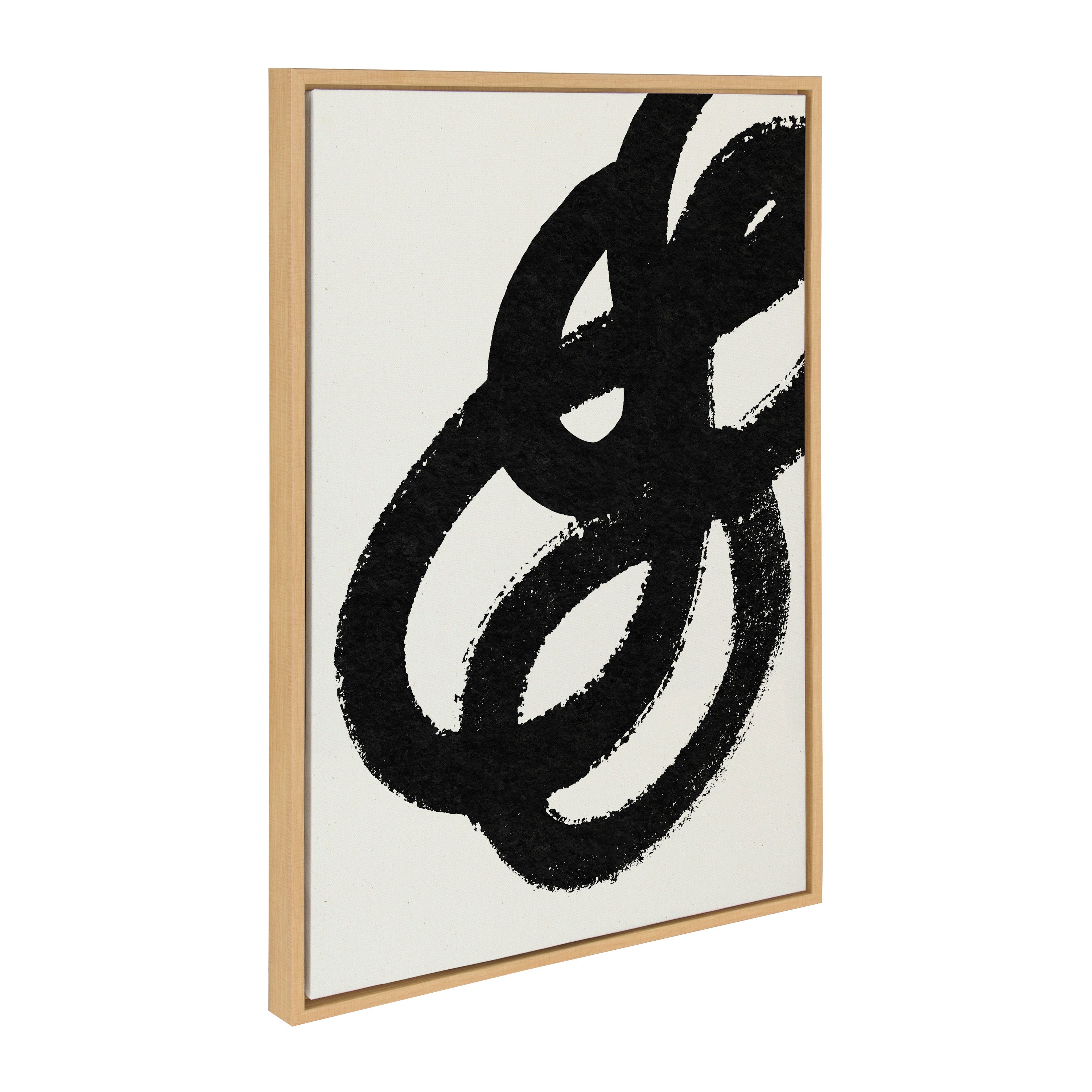 Sylvie Black Path, Follow the Path and This Way Framed Canvas by Rocket Jack