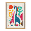 Sylvie Giraffe Love Framed Canvas by Rachel Lee of My Dream Wall