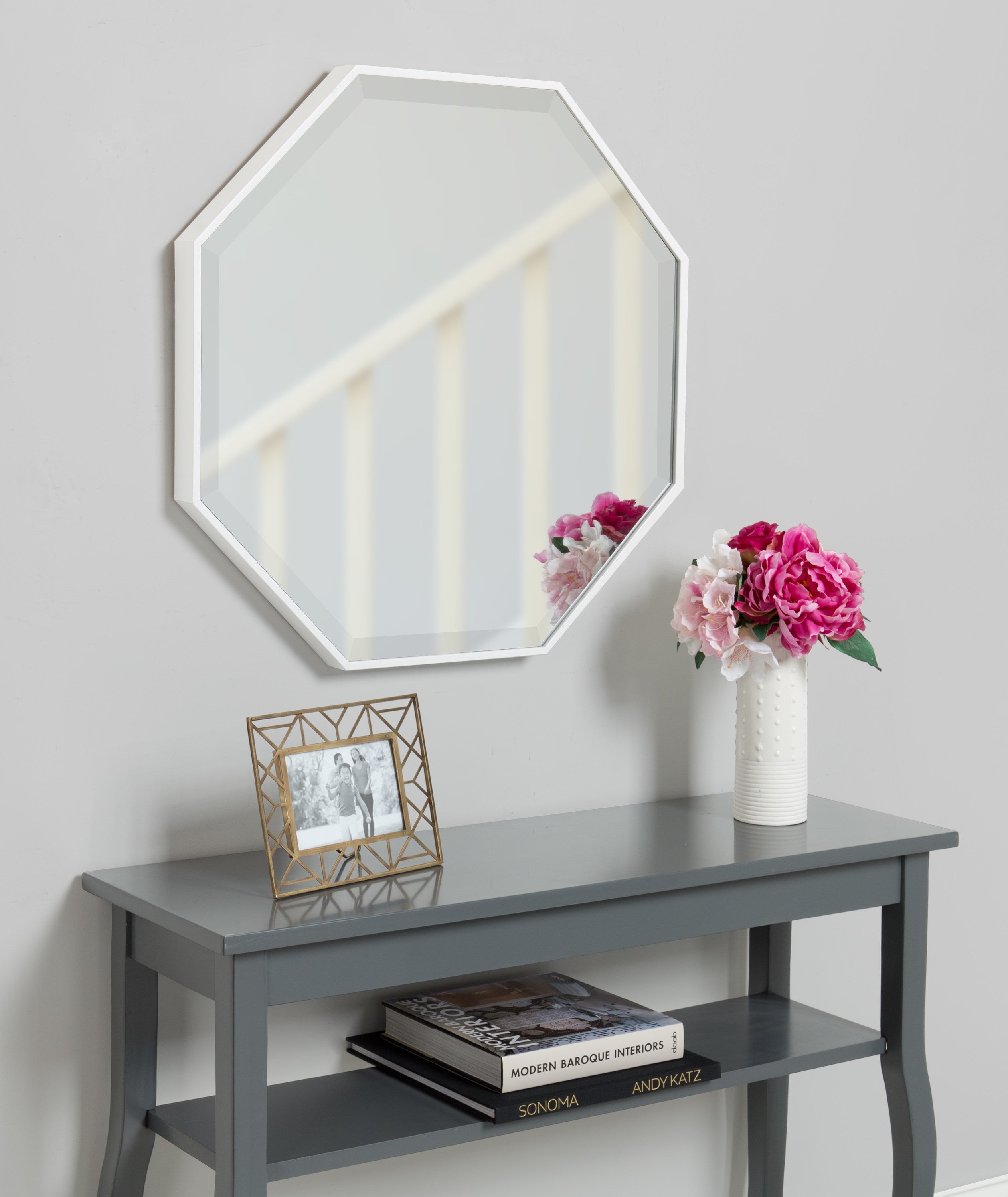 Rhodes Framed Octagon Wall Mirror