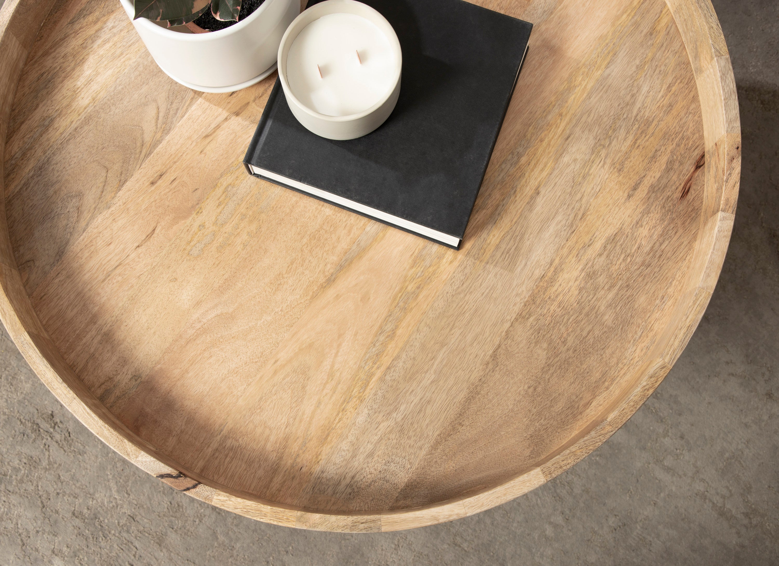 Avery Round Wood Coffee Table