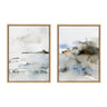 Sylvie Close Your Eyes and Remember 1 Framed Canvas by Maja Mitrovic of Makes My Day Happy