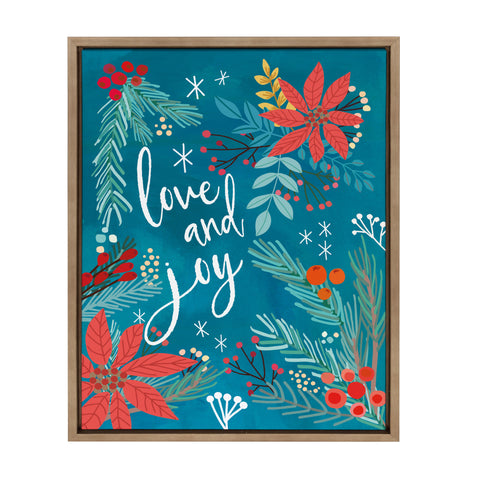 Sylvie Love And Joy Framed Canvas by Mia Charro