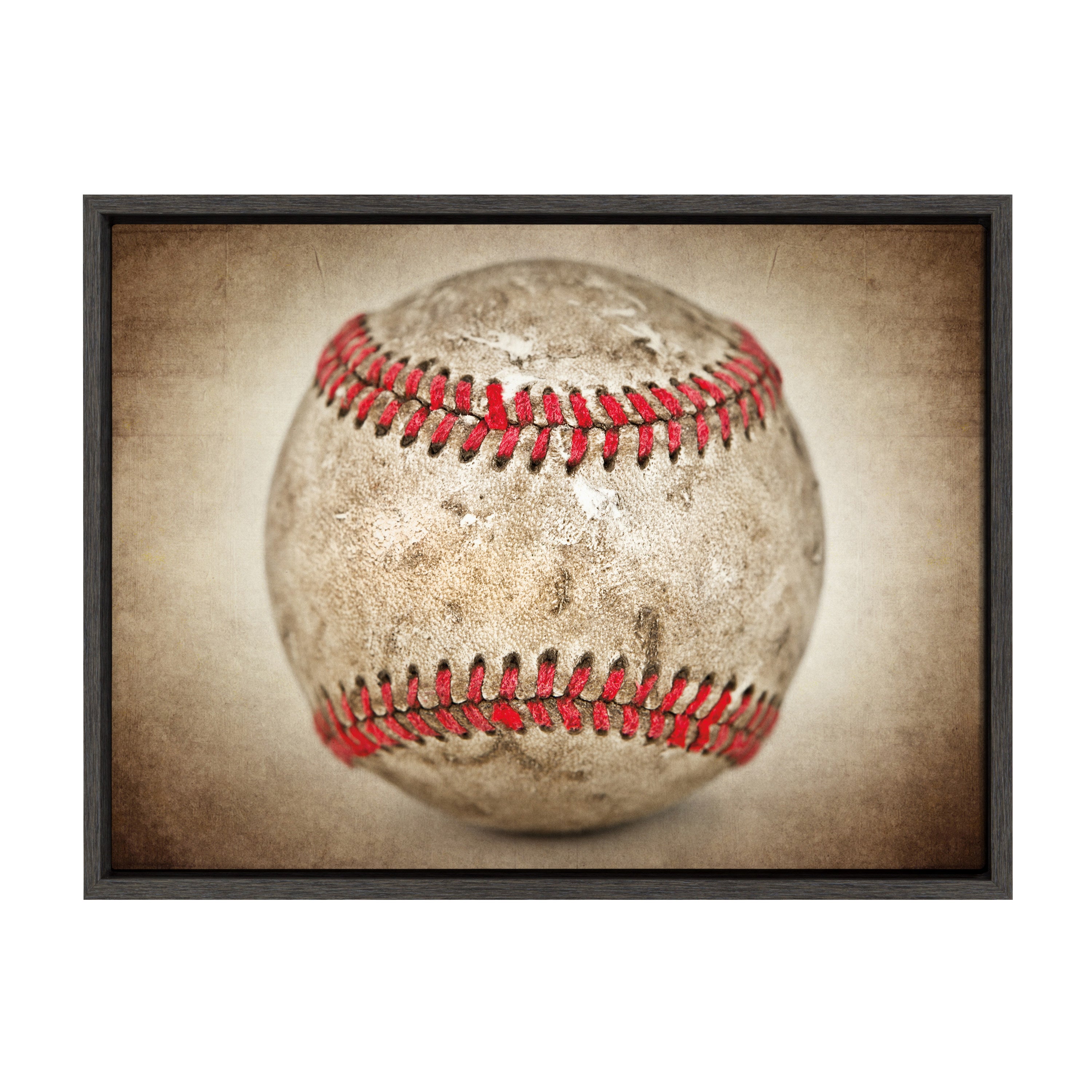 Sylvie Vintage Hardball Framed Canvas by Shawn St. Peter