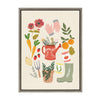 Sylvie 535 Garden Framed Canvas by Mia Charro