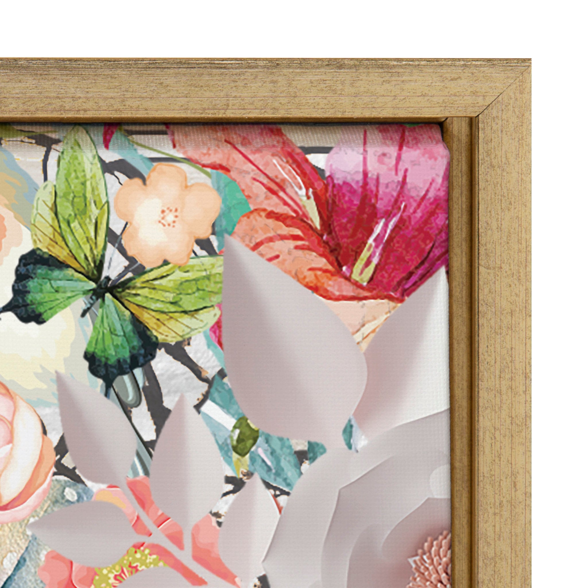 Sylvie Natural Woman Framed Canvas by Nikki Chu